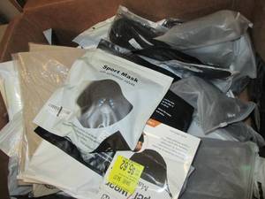 lot 31 image: box of masks and gloves ...