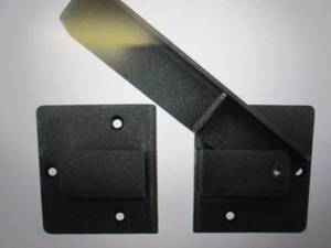 lot 58 image: Black Extra Heavy-Duty Gate Flip La...