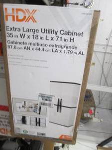 lot 70 image: HDX extra large utility cabinet 35 ...