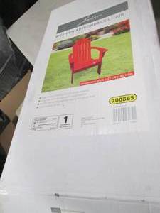 lot 87 image: belair wooden adirondack chair ...