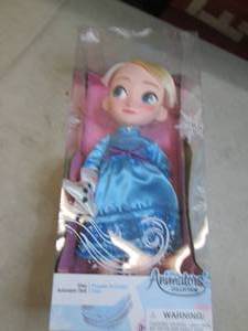 lot 129 image: new elsa aminator doll...