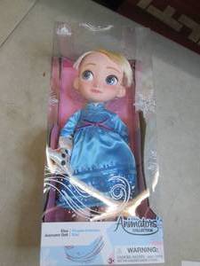 lot 132 image: new elsa aminator doll...