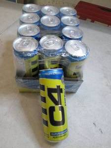 lot 134 image: case of 1212floz cans of C4 energy...