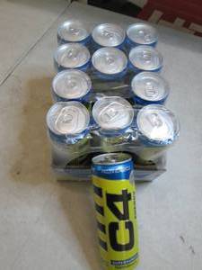 lot 136 image: case of 1212floz cans of C4 energy...