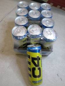 lot 140 image: case of 1212floz cans of C4 energy...