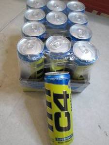 lot 141 image: case of 1212floz cans of C4 energy...
