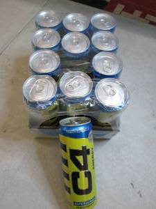 lot 143 image: case of 1212floz cans of C4 energy...