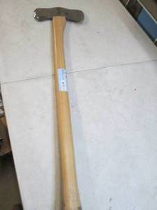 lot 165 image: double sided axe ...