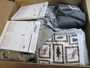 lot 172 image: box of curtains...