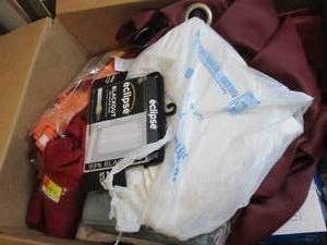 lot 173 image: box of curtains...