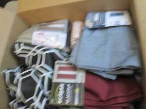 lot 176 image: box of curtains...