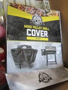 lot 194 image: box of , grill cover, lights, figur...