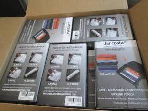 lot 198 image: box of 24 roll up bags 12 packs ...