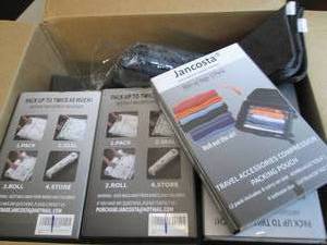 lot 200 image: box of roll up bags and more ...