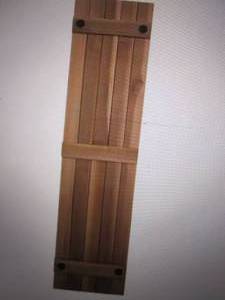 lot 207 image: Porter 15 in. x 55 in. Cedar Board ...