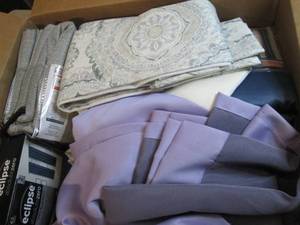 lot 218 image: box of curtains...