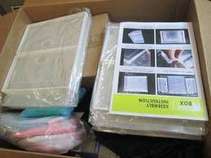 lot 231 image: box of various storage items ...