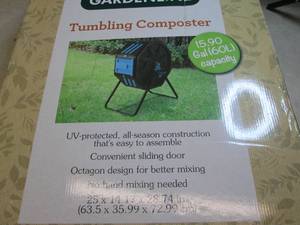 lot 235 image: gardenline tumbling composter ...