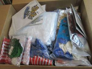 lot 241 image: box of party supplies ...