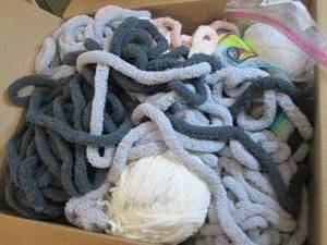 lot 244 image: box of crafting supplies ...