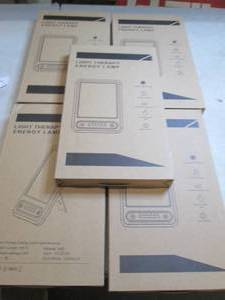 lot 264 image: 5 light therapy energy lamps...