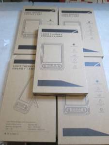 lot 265 image: 5 light therapy energy lamps...