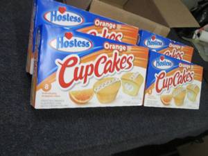 4 Boxes Hostess Orange Cupcakes...