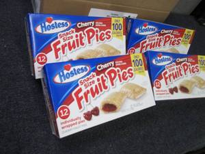 4 Boxes Hostess Snack Size Fruit Pi...