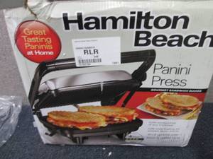 Hamilton Beach Panini Press Gourmet...