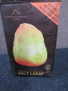 Himalayan Salt Lamp open box...