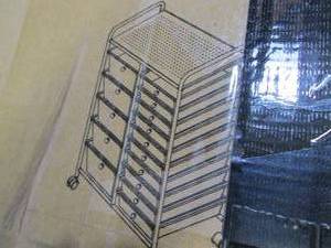 15 Drawer Organizer, some damage, m...