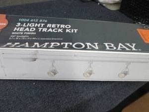 Hampton Bay 3-Light Retro 44 in. Wh...