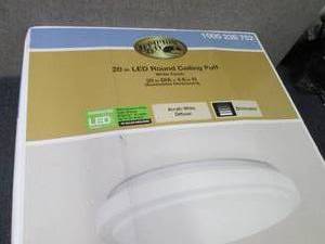 Hampton Bay 20 in. Round Dimmable L...