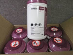 Case of 6 -70ct Canisters Sani-Clot...