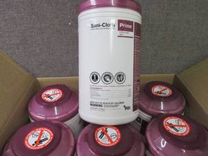 Case of 6 -70ct Canisters Sani-Clot...