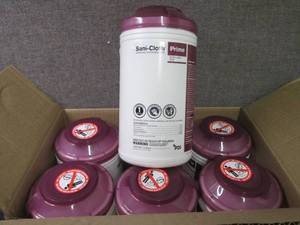 Case of 6 -70ct Canisters Sani-Clot...