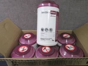 Case of 6 -70ct Canisters Sani-Clot...