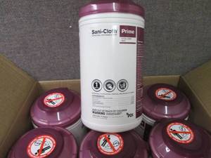 Case of 6 -70ct Canisters Sani-Clot...