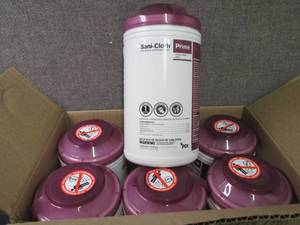 Case of 6 -70ct Canisters Sani-Clot...