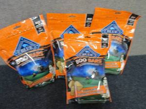 4- 11 oz bags Blue Buffalo Boo Bars...