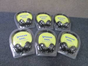 6 Groove Onn Ear Headphones Retail ...
