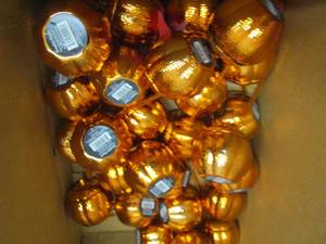 Box of Pumpkin Sippers with Staws...