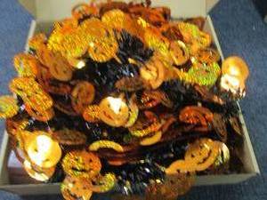 5 ft Pumpkin Sequin Popup Halloween...
