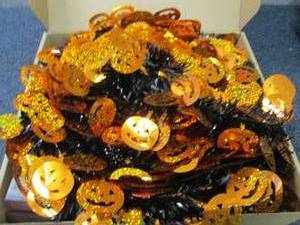 5 ft Pumpkin Sequin Popup Halloween...