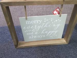 6 Reversible Table Top Signs...