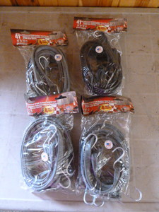 4 Packs of Erickson Rubber Tarp Straps