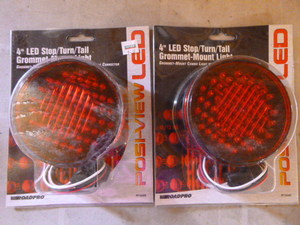 2 Road Pro 4 LED StopTurnTail Grommet-Mount Lights
