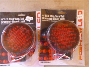 2 Road Pro 4 LED StopTurnTail Grommet-Mount Lights