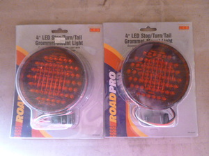 2 Road Pro 4 LED StopTurnTail Grommet-Mount Lights