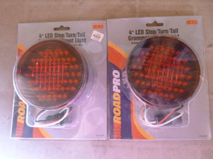 2 Road Pro 4 LED StopTurnTail Grommet-Mount Lights